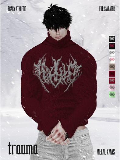 [TRAUMA] - Fur Sweater (Metal XMAS) [Legacy M]