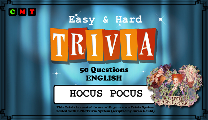 [EPIC Trivia] Hocus Pocus (ADD ME)