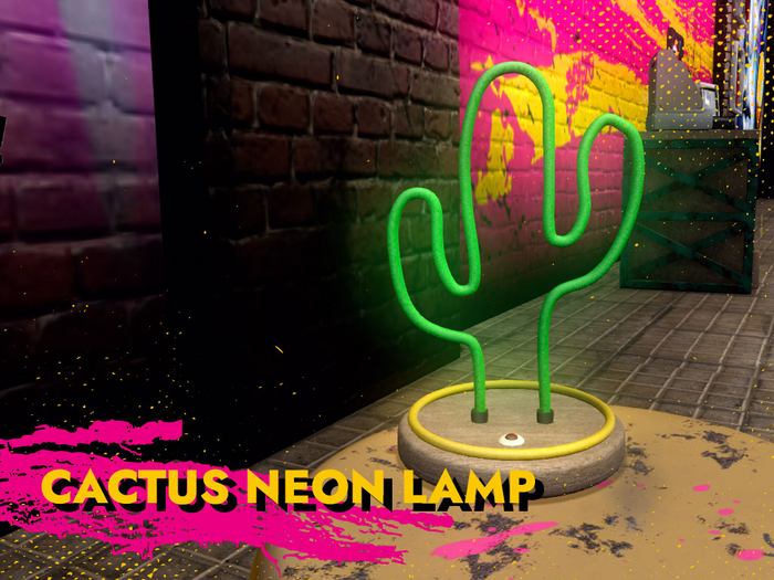 [HARMONY] - Cactus Neon Lamp