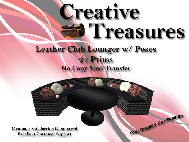 Leather Club Lounger