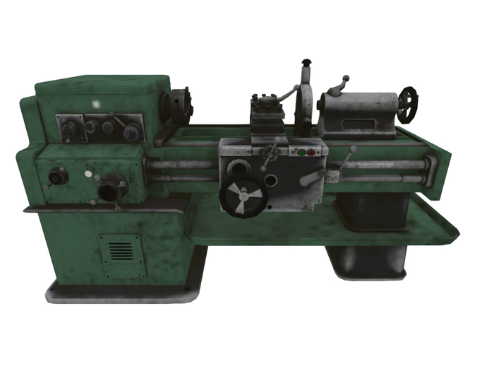 industrial lathe