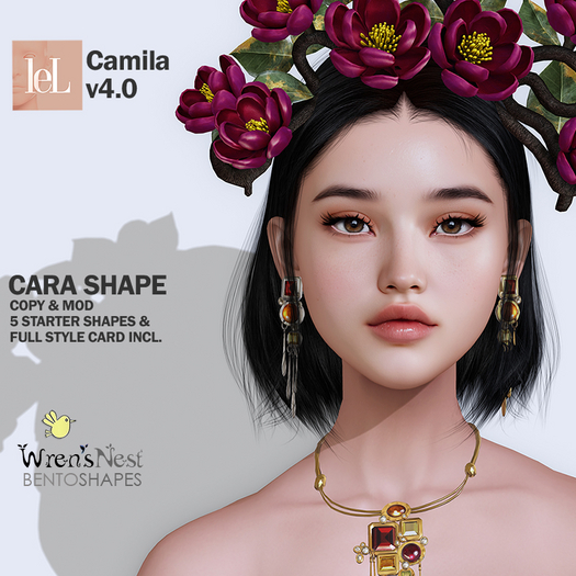LELUTKA CAMILA SHAPE - { wren's nest } - Cara