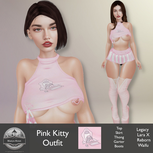 Mostyn St - Pink Kitty Outfit