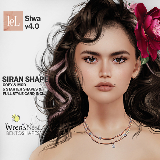 LELUTKA SIWA SHAPE - { wren's nest } - Siran
