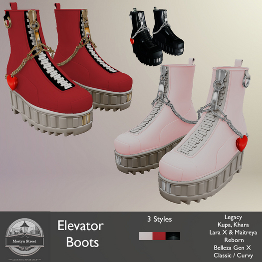 Mostyn St - Elevator Boots