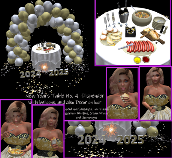 New Year table 2024>2025 - Dispenser No. 4 VB
