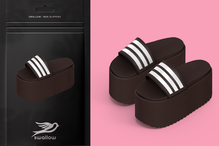 ^^Swallow^^ Nox Slippers - CACAO