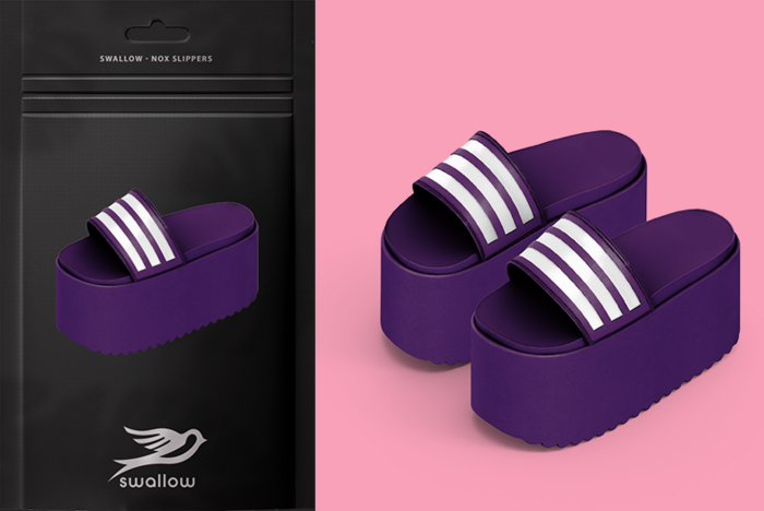 ^^Swallow^^ Nox Slippers - PURPLE