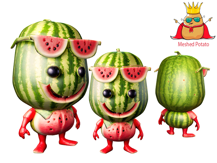 Meshed Potato - Watermelon Boy Full Perm