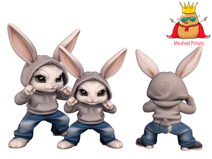 Meshed Potato - Bunny Boy Full Perm