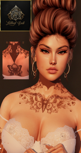 {Lethal Ink} Moth Mommy Neck EVOX