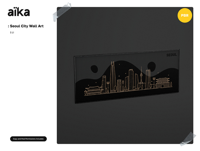 aika - Seoul City Wall Art (add)