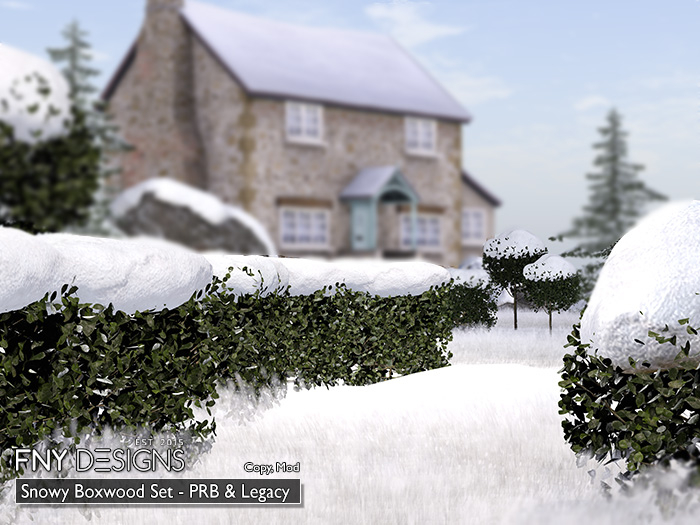 :FNY: Designs - Snowy Boxwood Set