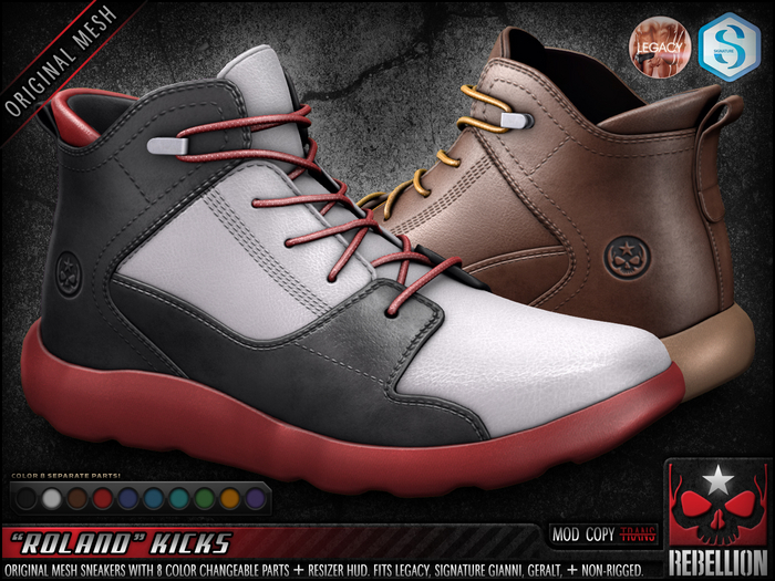 = REBELLION = "ROLAND" KICKS