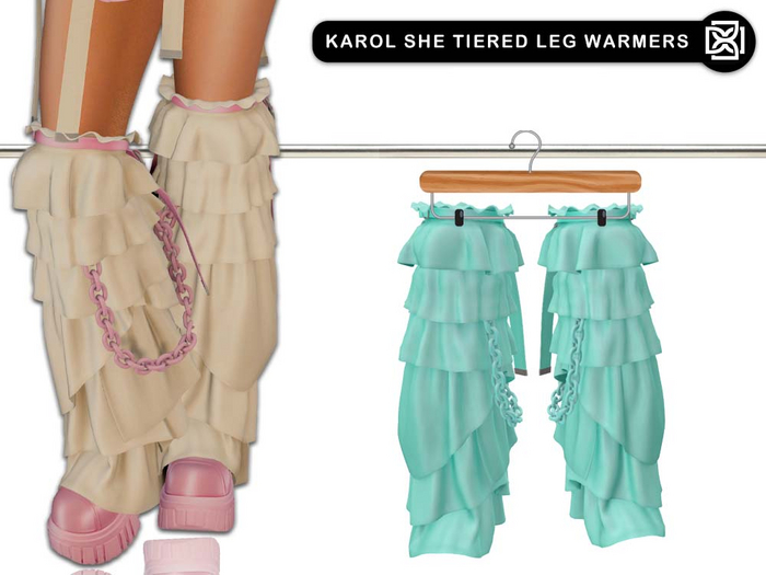 Addams - Karol She Tiered Leg Warmers #13