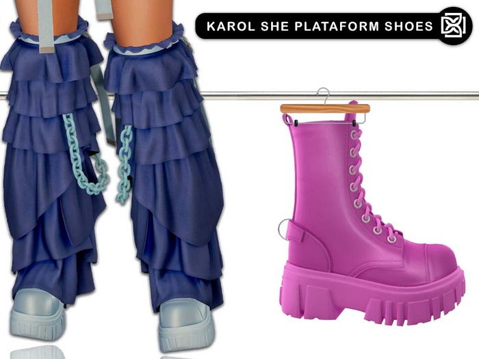 Addams - Karol She Platform Boots #09