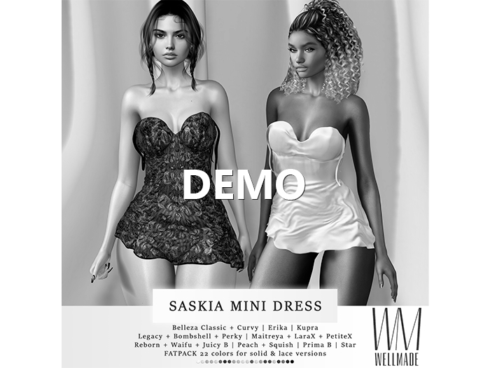 [WellMade] Saskia Mini Dress DEMO