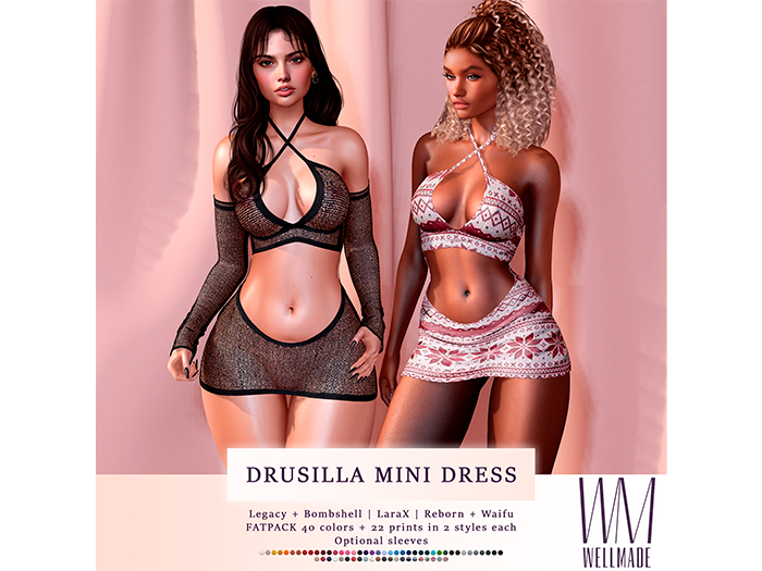 [WellMade] Drusilla Mini Dress