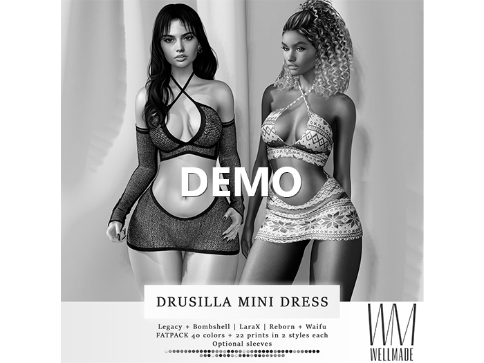 [WellMade] Drusilla Mini Dress DEMO