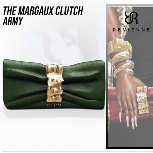 Revienne: The Margaux Clutch [ARMY]