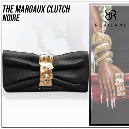 Revienne: The Margaux Clutch [NOIRE]