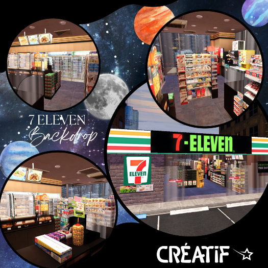 Creatif x 7/11 Backdrop 