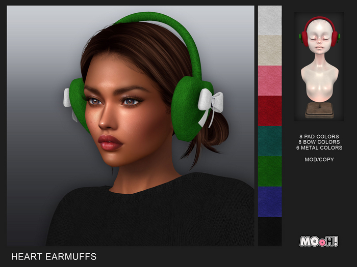 MOoH! Heart earmuffs (Add)