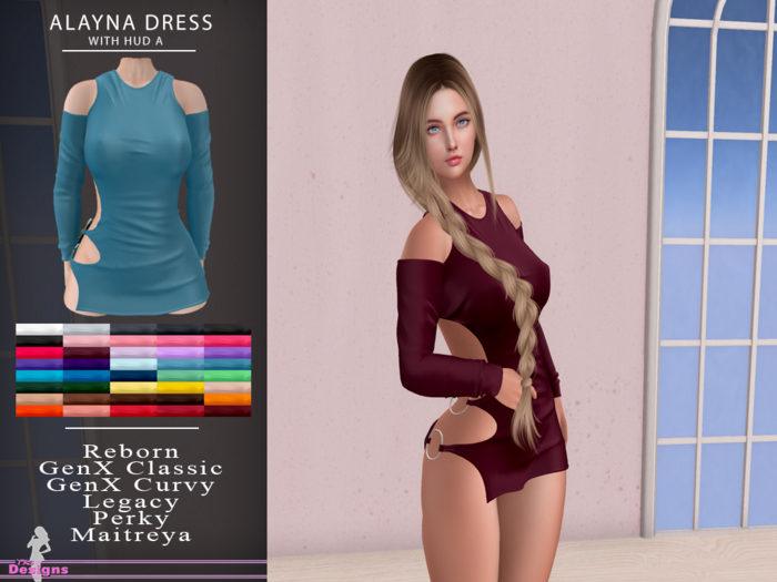 Alayna Dress With Hud A