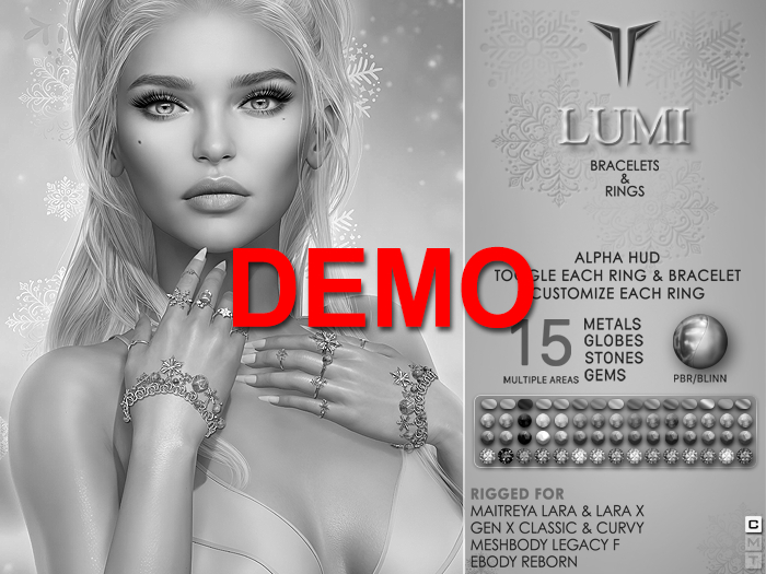 **RE** Lumi Bracelets & Rings Set - DEMO