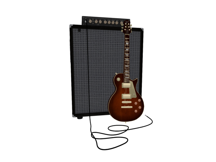 Gibson Les Paul Standard and amplifier