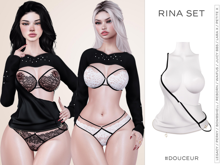 #DOUCEUR - RINA SET - TOP white