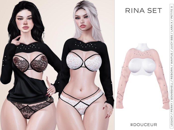 #DOUCEUR - RINA SET- sweater rose