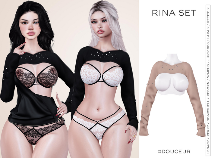 #DOUCEUR - RINA SET - sweater beige