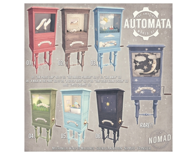 NOMAD // AUTOMATA  full set with RARE