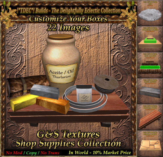 !*TDEC*! G&S Textures - Shop Supplies Collection