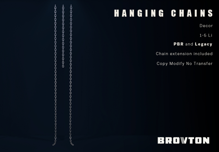 Brovton Hanging Chains Silver PBR With Fallback
