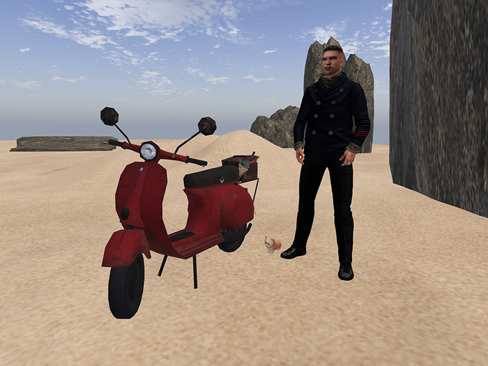 Box- D.N.Design  scooter  static motorcicle decor PBR