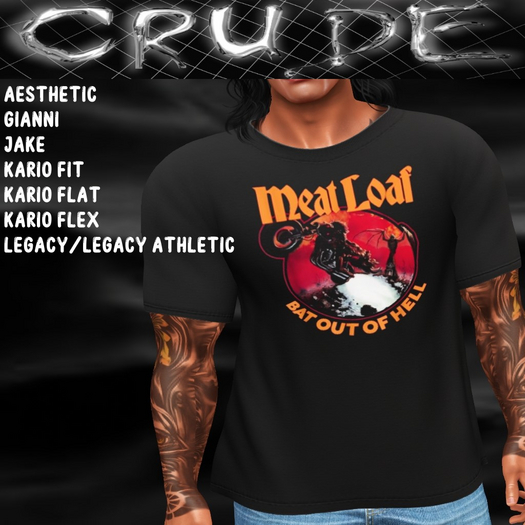 Meat Loaf Concert Men's T-shirt (MCT) <Wear Me>