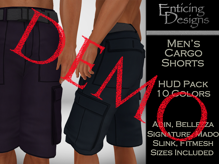 *ED DEMO Pack Men's Cargo Shorts