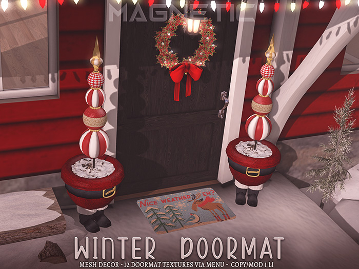 Magnetic - Winter Doormat
