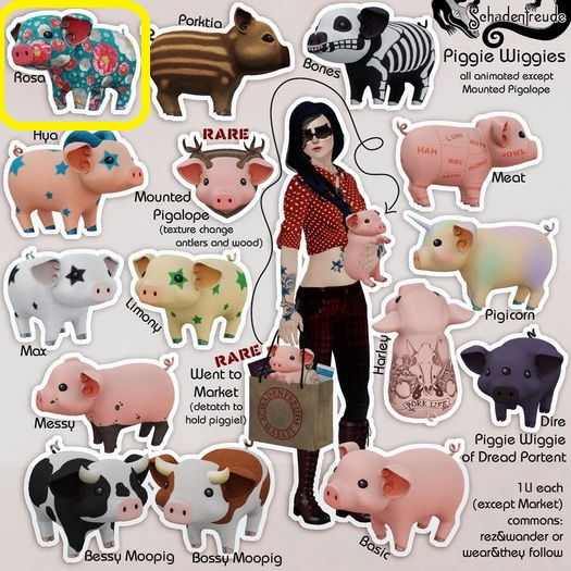 Schadenfreude Rosa Piggie Wiggie