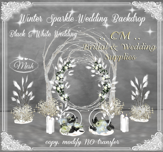 CM..Winter Sparkle Wedding Ceremony Set