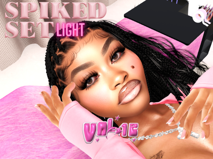 SPIKED LASH SET- LIGHT