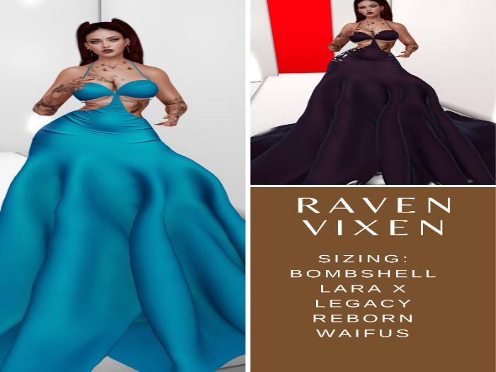 Rebel Rose Designs - Raven Vixen Delivery Hud (Add)