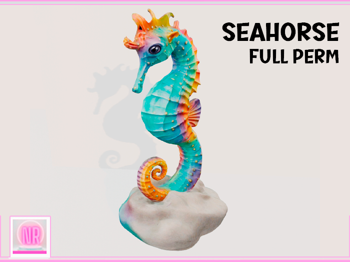 Cute Seahorse -  Full Perm Mesh 