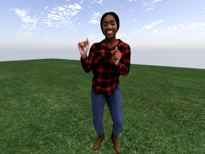 TM Lady Aliyah - 3D Person