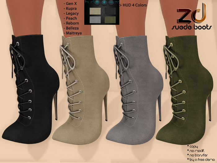 *ZD* Suede Boots