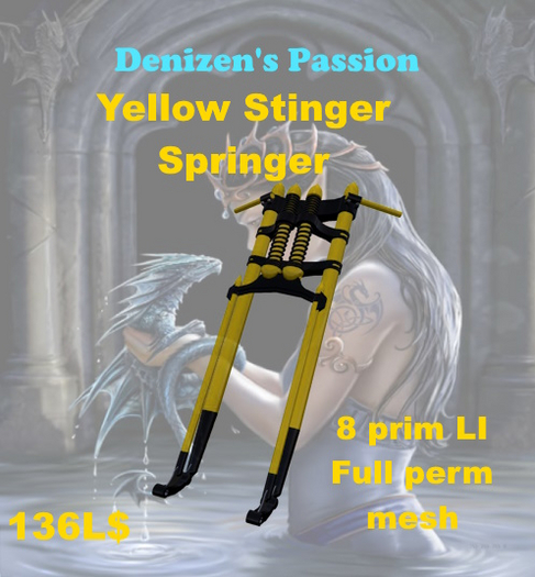 Yellow Stinger Springer Forks