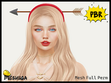 Meshuga PBR Valentines Arrow Headband FULL PERM MESH