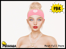 Meshuga PBR Valentines Headband FULL PERM MESH
